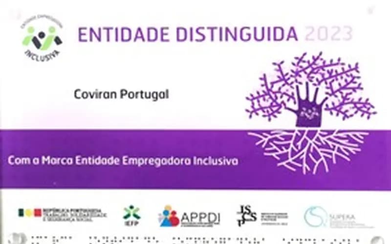Coviran distinguida como “Marca Entidade Empregadora Inclusiva 2023”